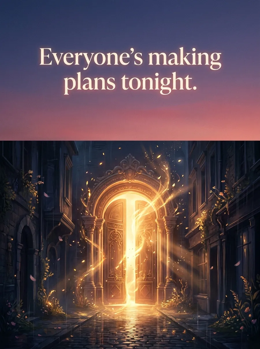 Everyone's making plans tonight.