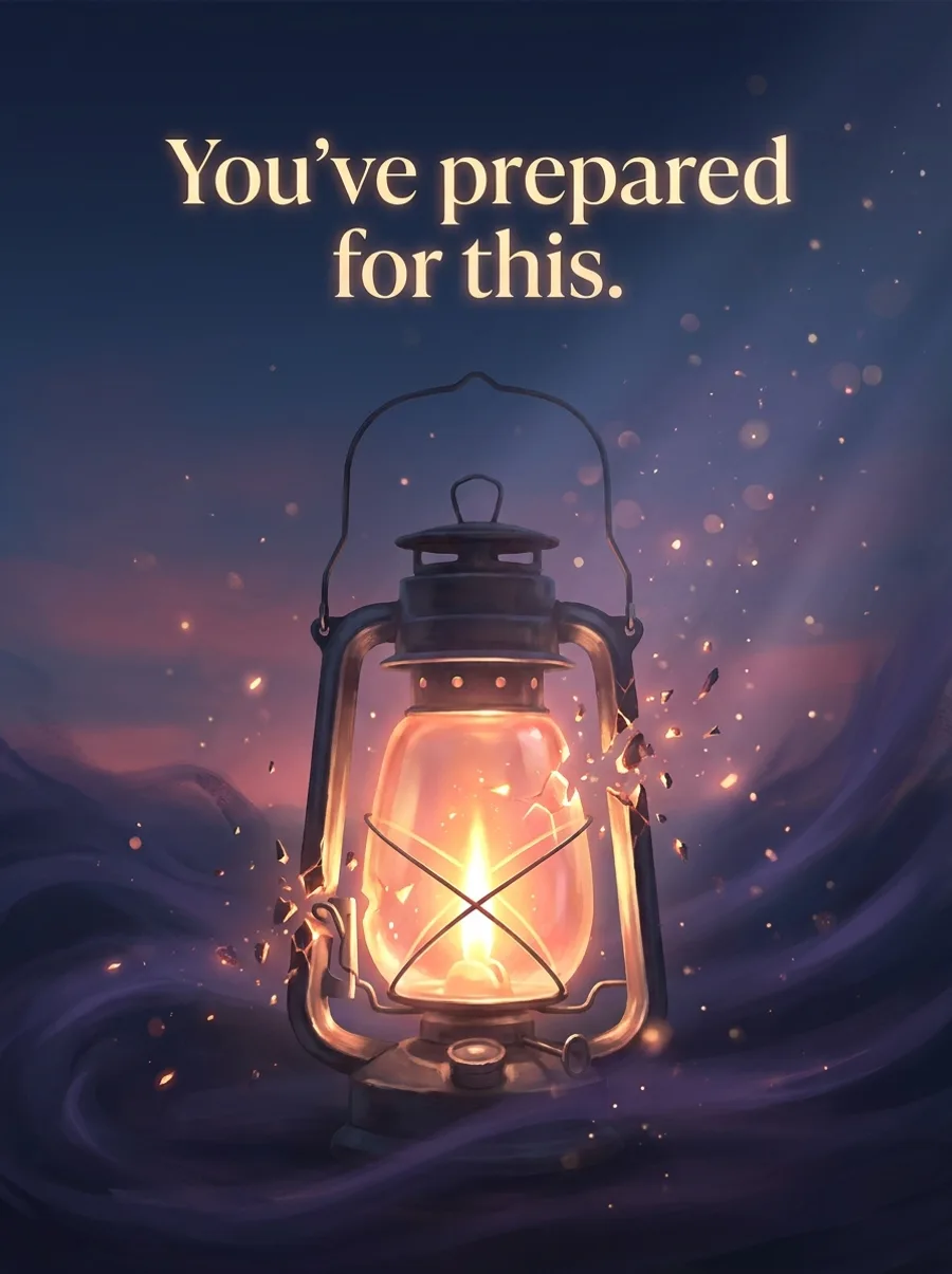 You've prepared for this.