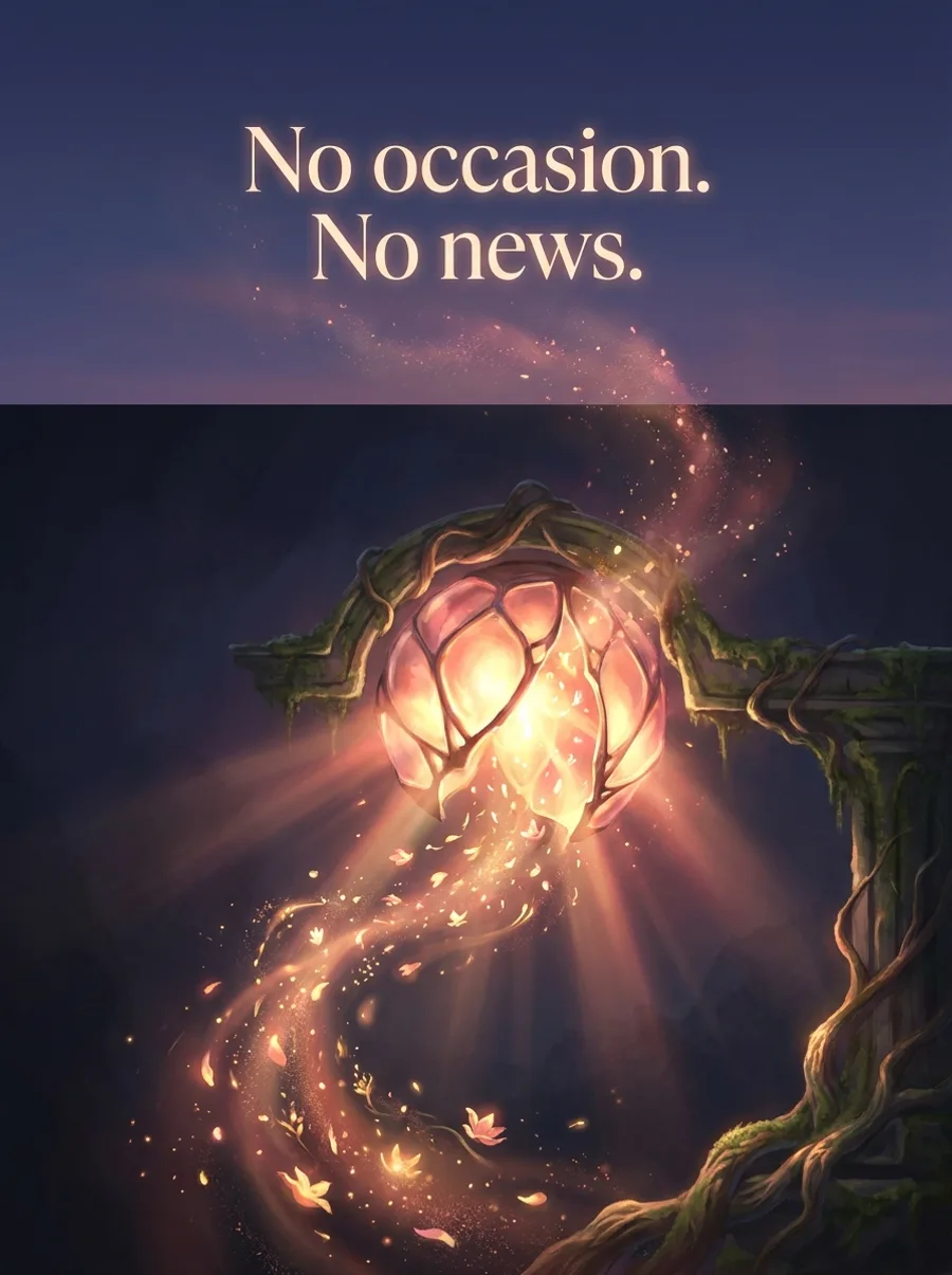 No occasion. No news.