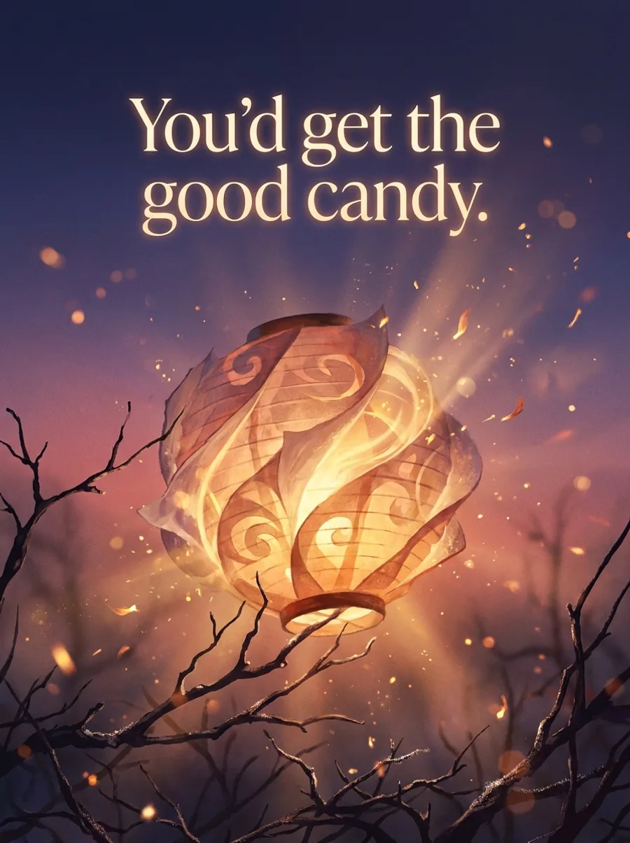 You'd get the good candy.